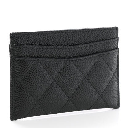Chanel Caviar Quilted Card Holder Black 4 of 10