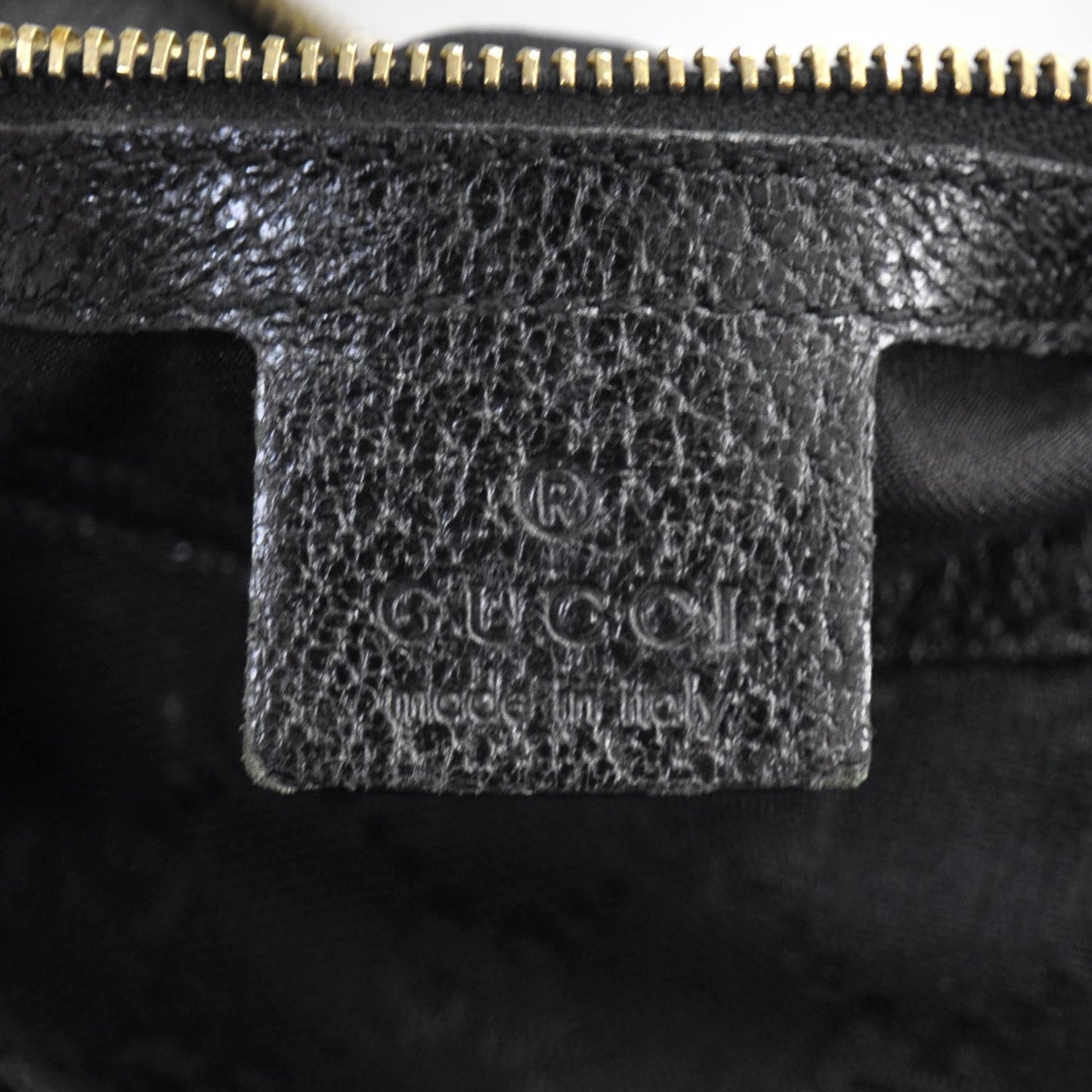 Monogram Bamboo Ring Hobo Black