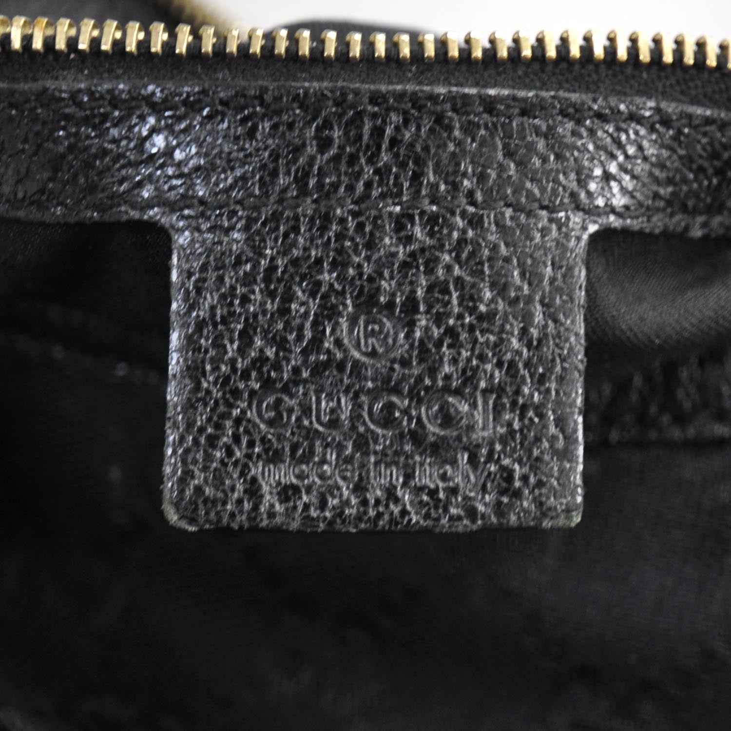 Gucci Monogram Bamboo Ring Hobo Black 7 of 9