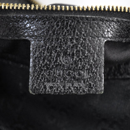 Gucci Monogram Bamboo Ring Hobo Black 7 of 9