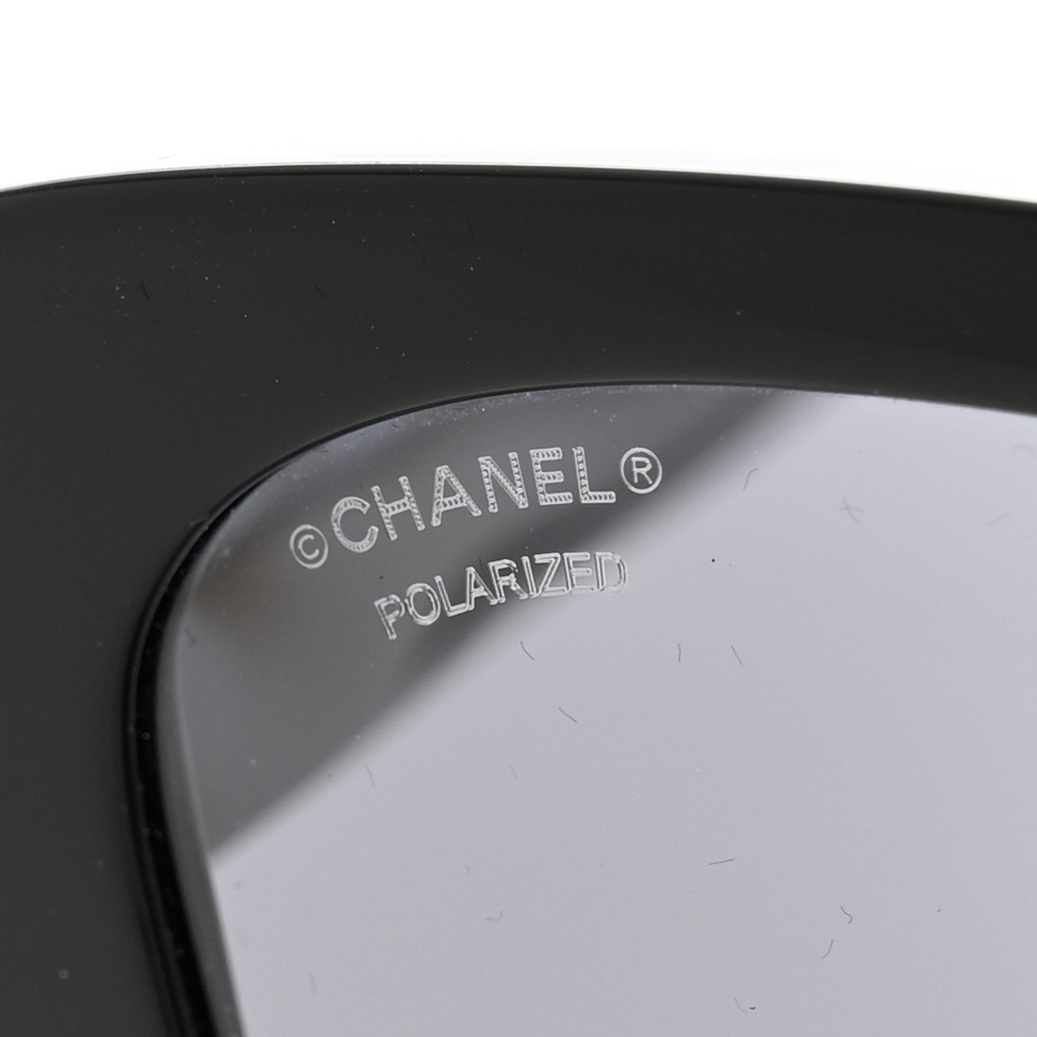 Chanel Acetate Strass Polarized Square Sunglasses 5422-B Black 7 of 8
