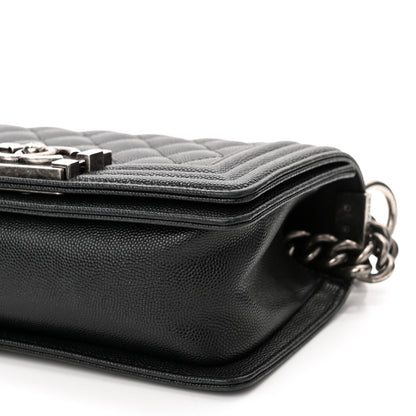 Chanel Caviar Quilted Small Boy Flap Black 9 of 13