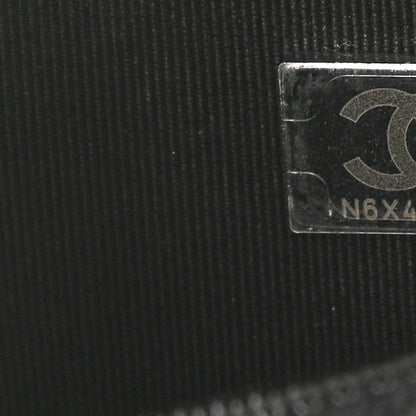 Chanel Caviar Quilted Boy Wallet On Chain WOC Black 8 of 11