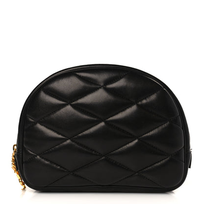 Saint Laurent Lambskin Quilted Lolita Cosmetic Pouch Black 1 of 9