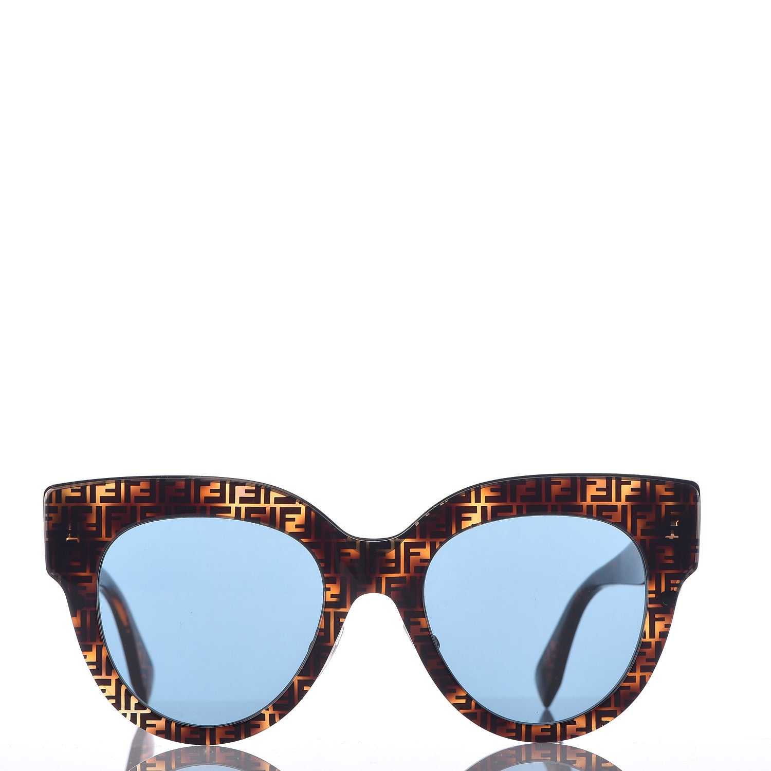 Fendi Acetate F is Fendi FF Cat Eye Sunglasses FF 0360/G/S Havana 2 of 7