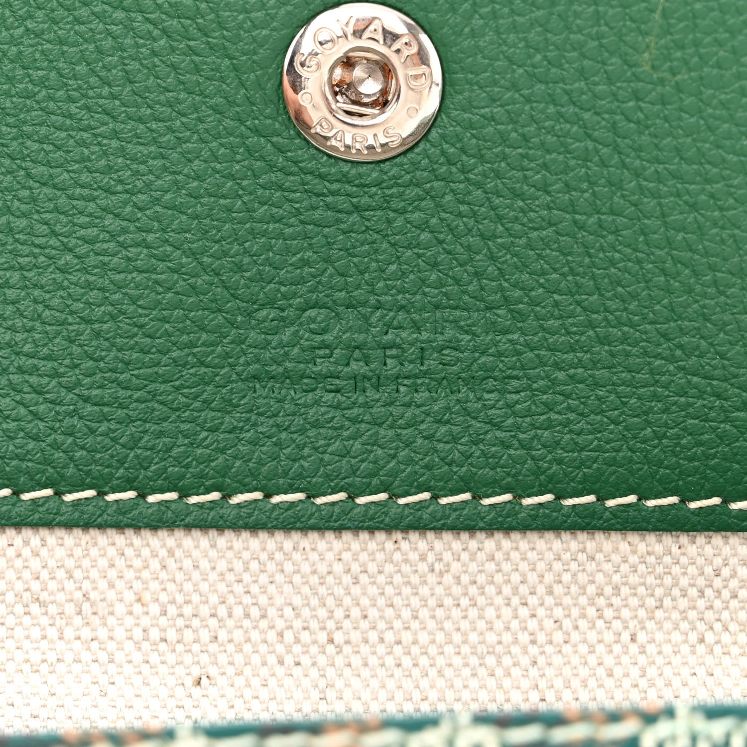 Goyard Goyardine Saint Louis PM Green 8 of 12