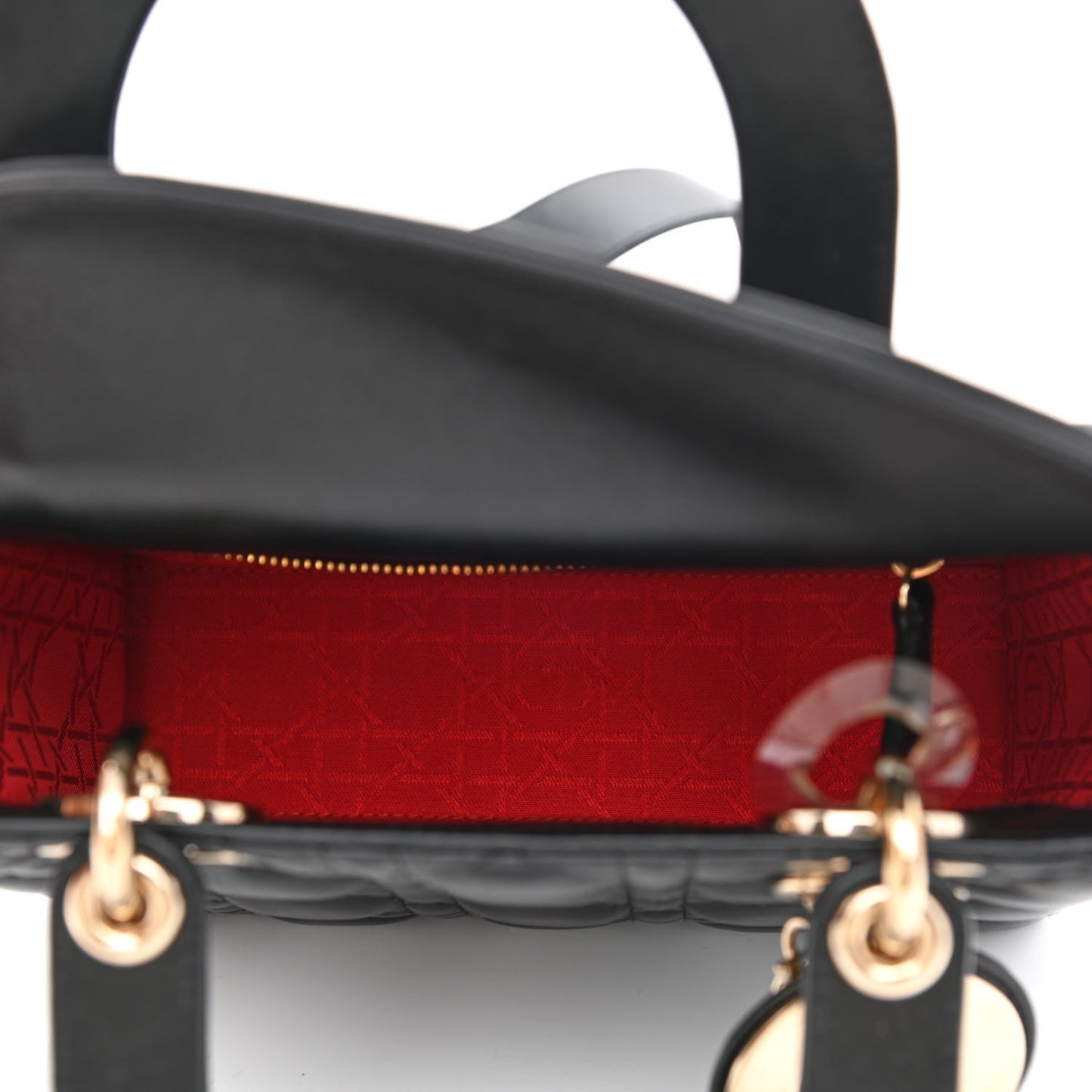 Lambskin Cannage Small My ABCDior Lady Dior Black