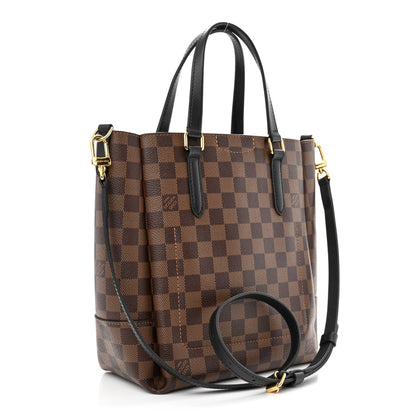 Louis Vuitton Damier Ebene Belmont PM Black 4 of 11