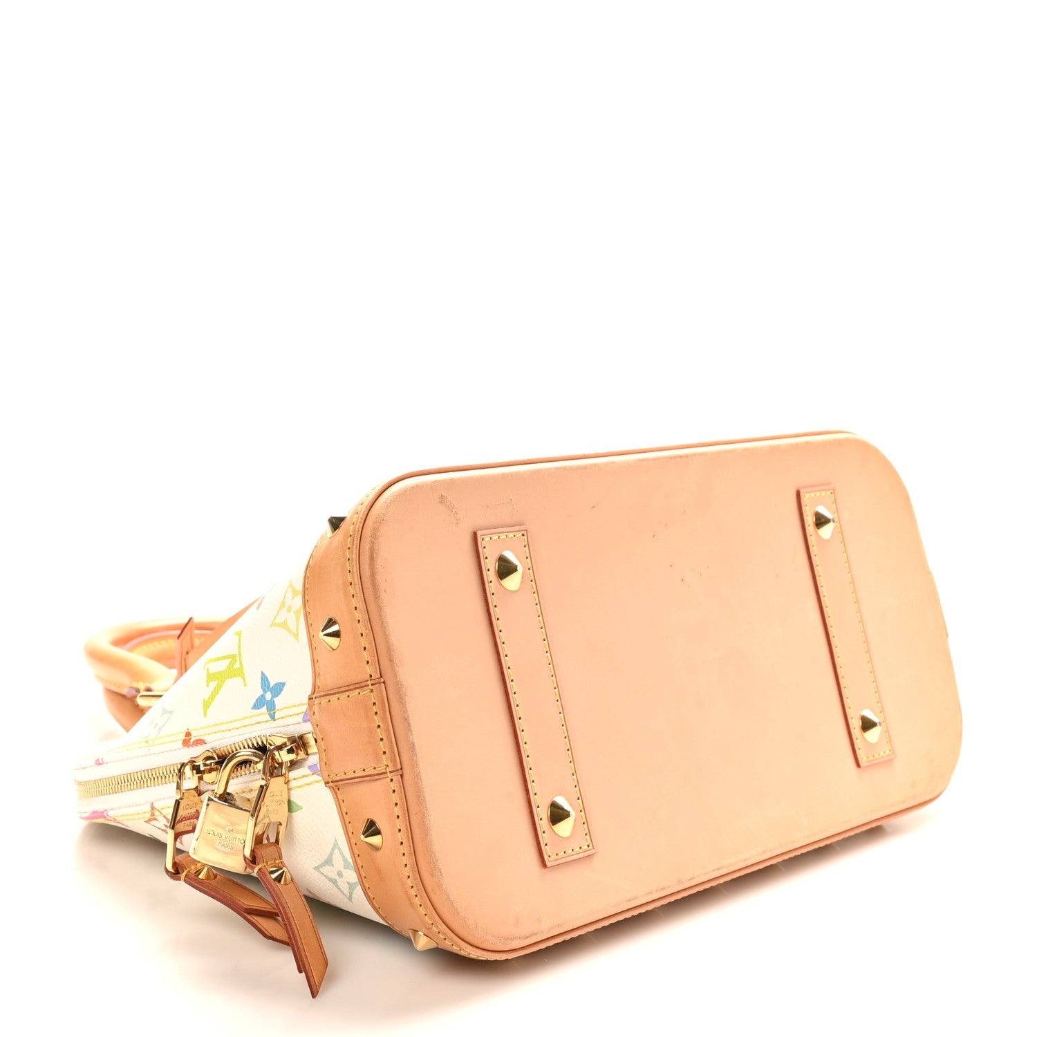 Louis Vuitton Monogram Multicolor Alma PM White 4 of 9