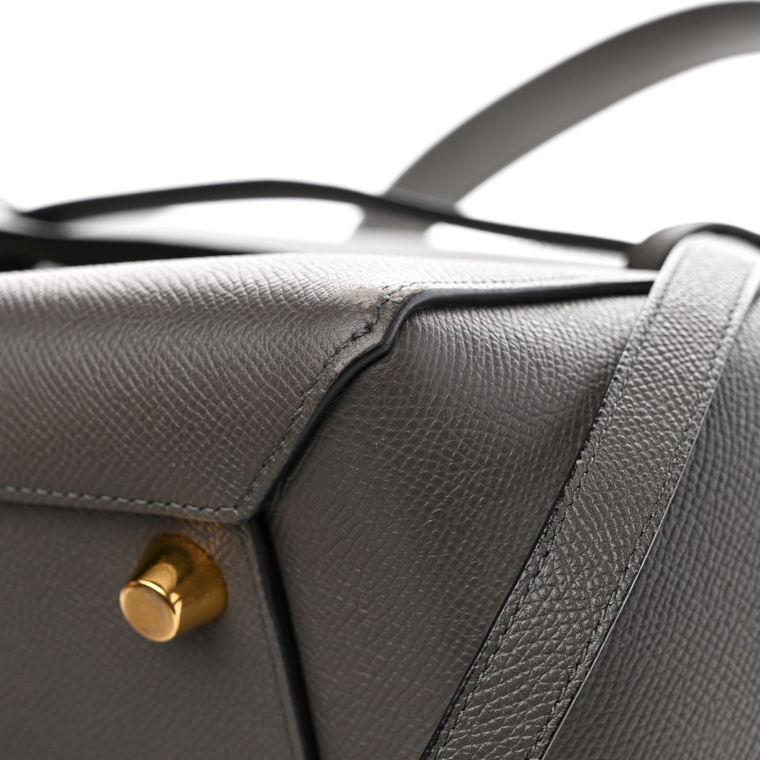 Celine Grained Calfskin Small Belt Bag Grey 9 of 9