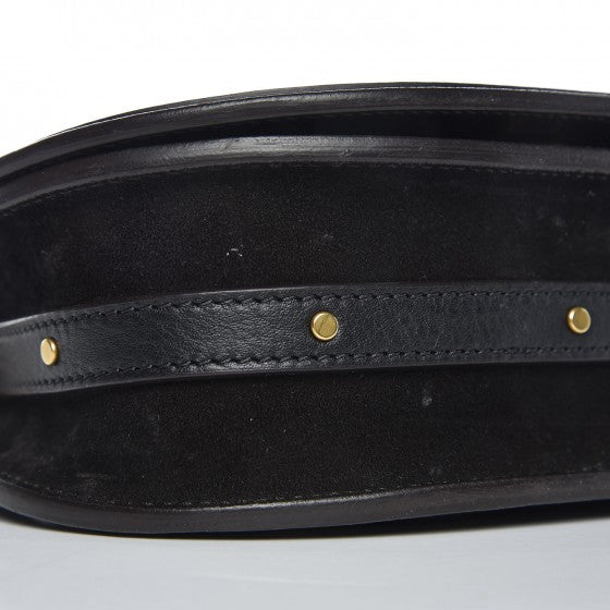 Calfskin Small Nile Bracelet Bag Black