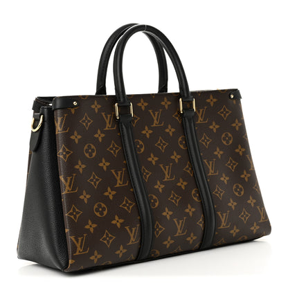 Louis Vuitton Monogram Soufflot MM Black 3 of 10