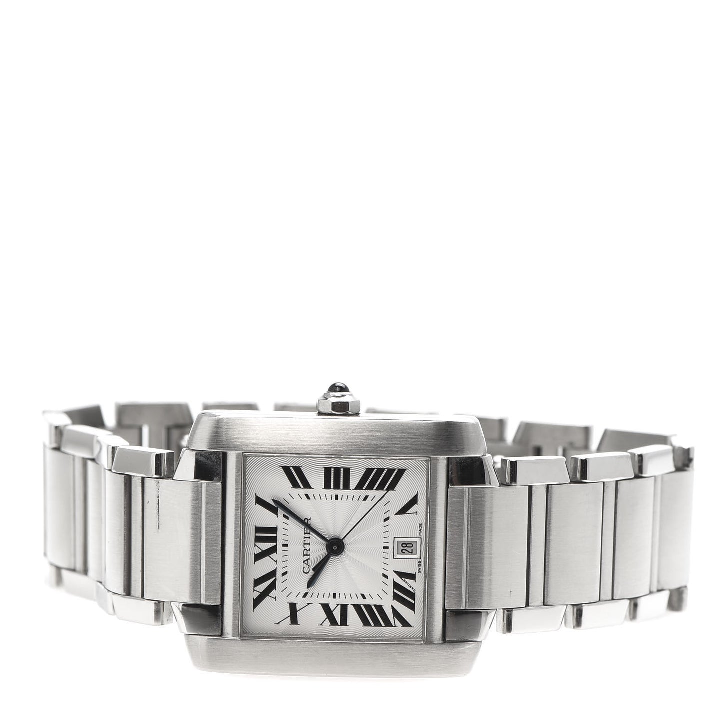 Stainless Steel 28mm Tank Francaise Automatic Watch