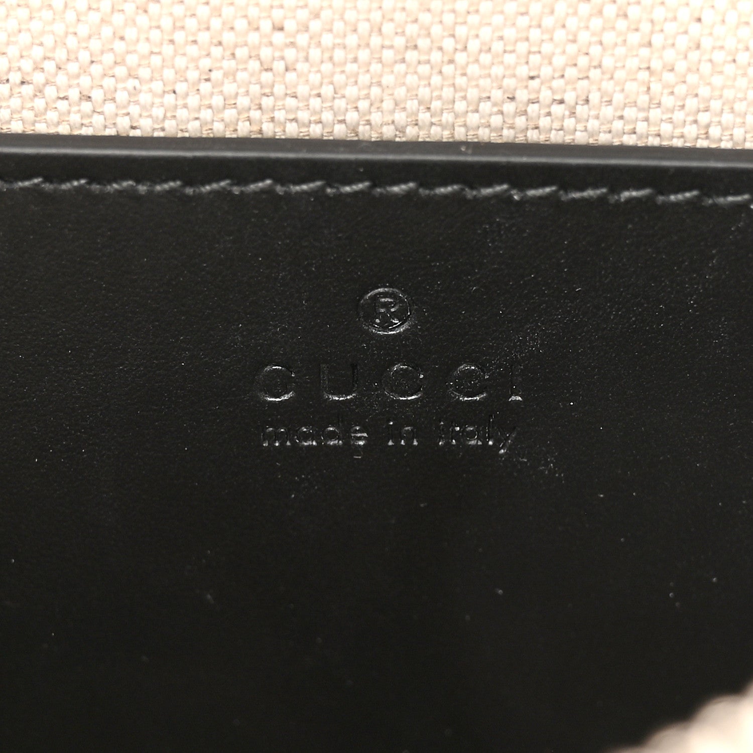 Gucci Calfskin GG Tennis Embossed Sling Backpack Black 6 of 9