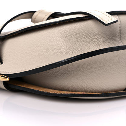 Loewe Grained Calfskin Small Gate Crossbody Bag Light Oat 6 of 9