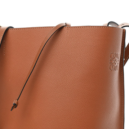 Loewe Calfskin Raffia Gate Bucket Bag Tan 8 of 10