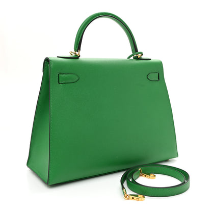Hermes Epsom Kelly Sellier 32 Bambou 3 of 12