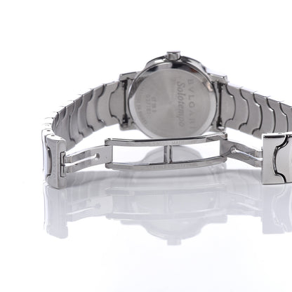 Bulgari Stainless Steel 29mm Solotempo Quartz Watch Black 6 of 6