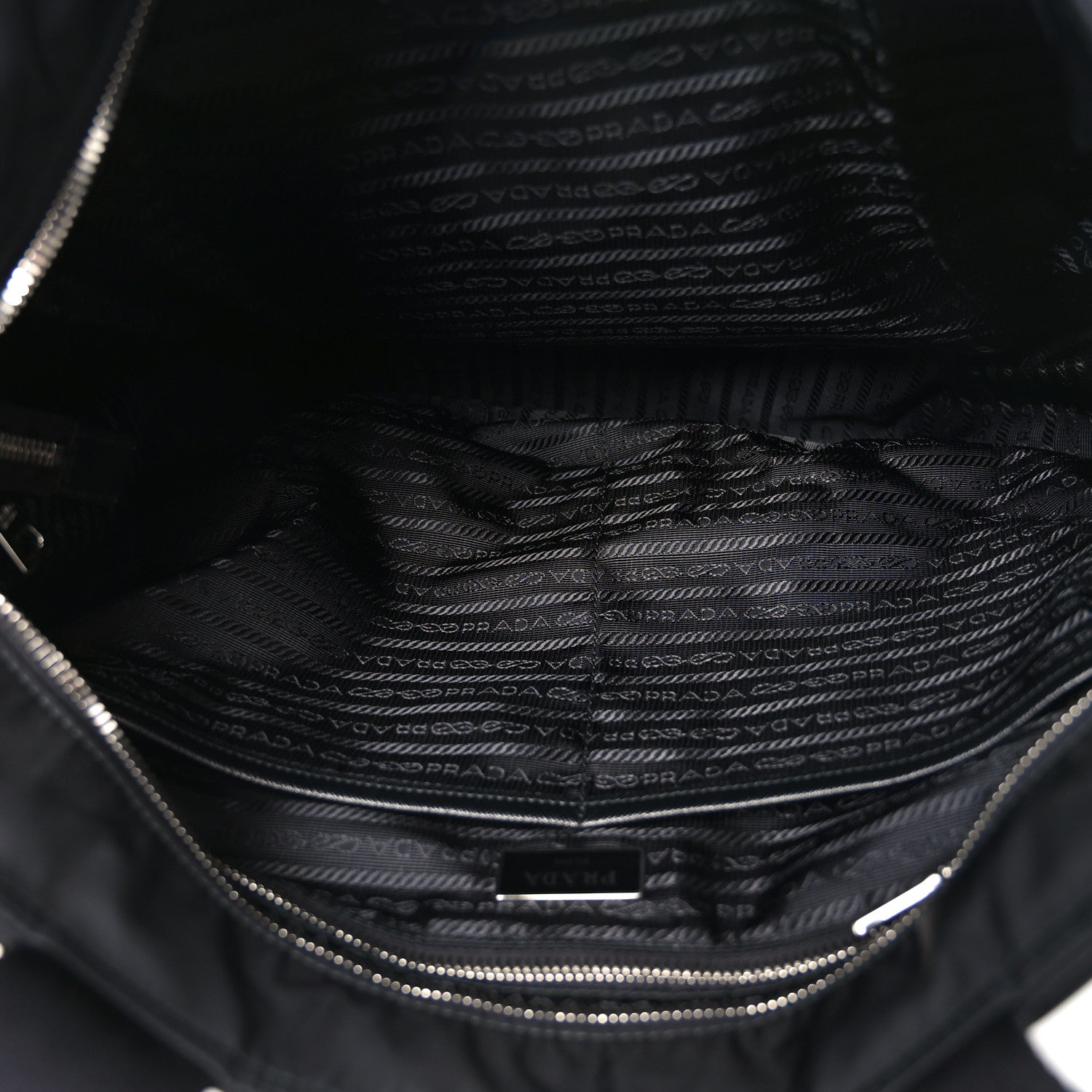 Prada Tessuto Nylon Vela Diaper Bag Black 5 of 9