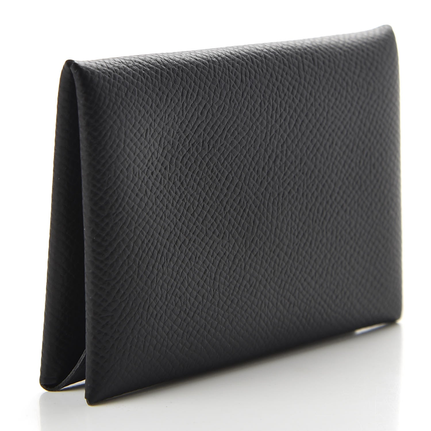 Hermes Epsom Calvi Card Case Black 3 of 7