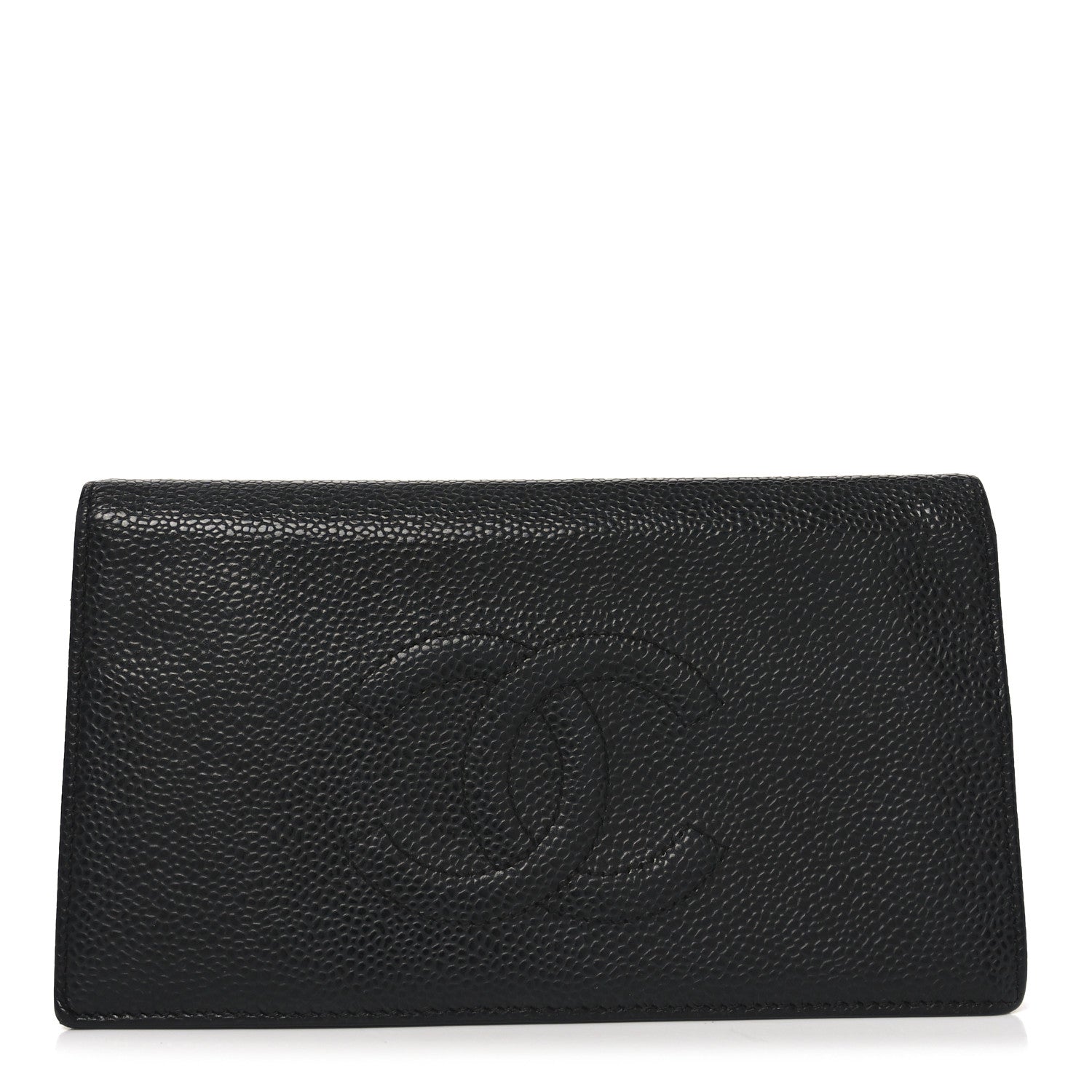 Chanel Caviar Timeless CC Yen Wallet Black 1 of 14