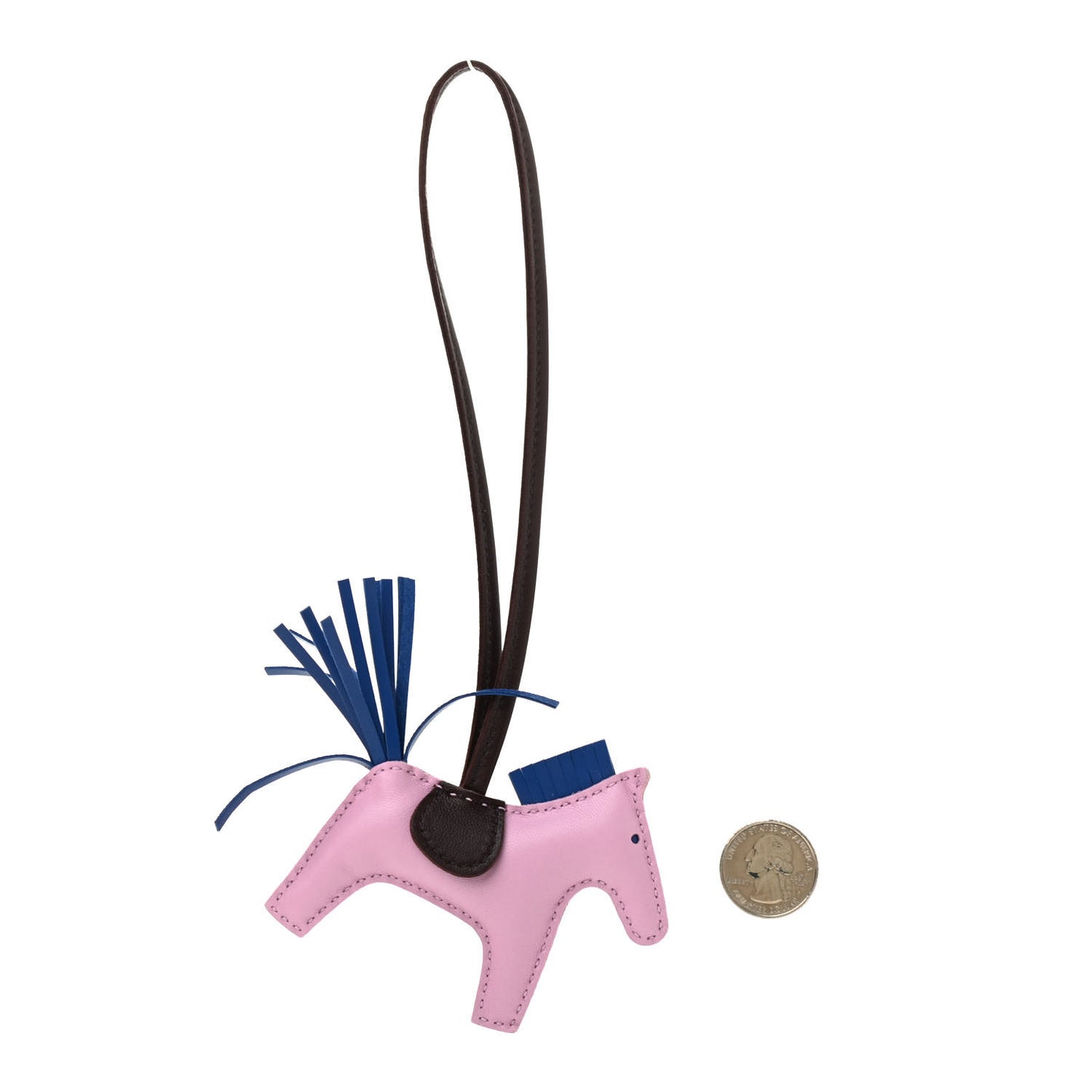Milo Lambskin Grigri Rodeo Horse Bag Charm PM Mauve Sylvestre Bleu France Rouge Sellier