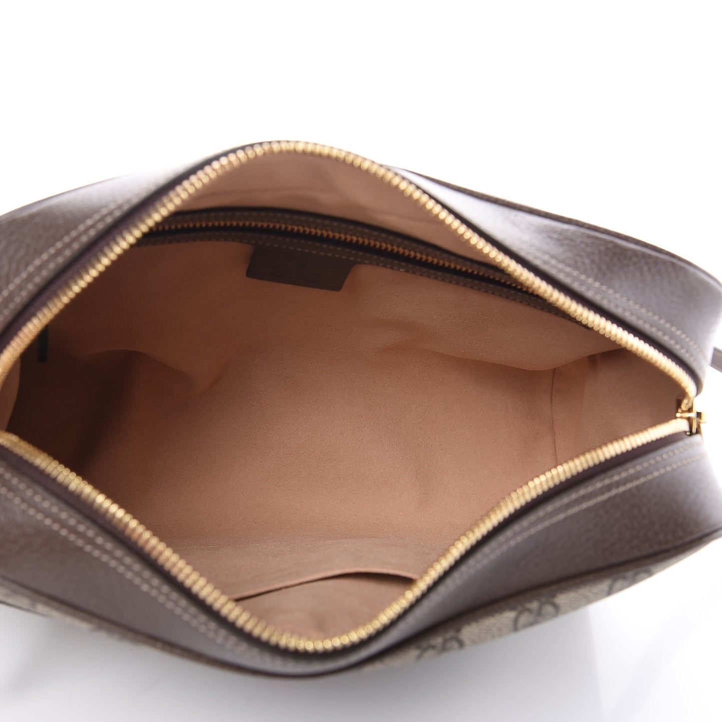 GG Supreme Monogram Web Small Ophidia Shoulder Bag Brown