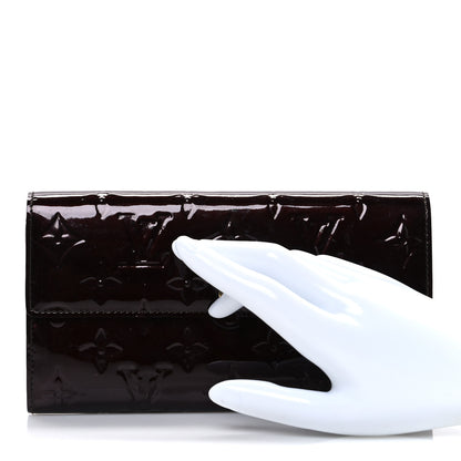 Louis Vuitton Vernis Sarah Wallet Amarante 2 of 8