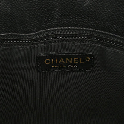 Chanel Calfskin Cerf Executive Shopper Tote Black 6 of 11