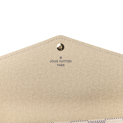 Louis Vuitton Damier Azur Sarah Wallet NM 6 of 12
