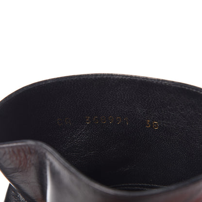 Saint Laurent Calfskin Debbie 100 Ankle Boots 38 Black 9 of 14