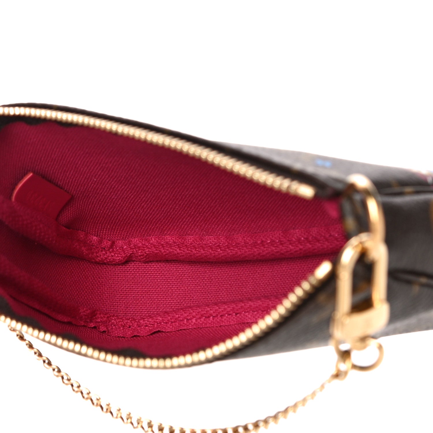 Louis Vuitton Monogram 2020 Christmas Animation Roller Coaster Mini Pochette Accessories Pivoine 4 of 10