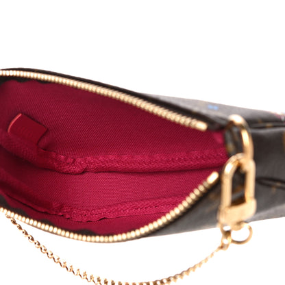 Louis Vuitton Monogram 2020 Christmas Animation Roller Coaster Mini Pochette Accessories Pivoine 4 of 10