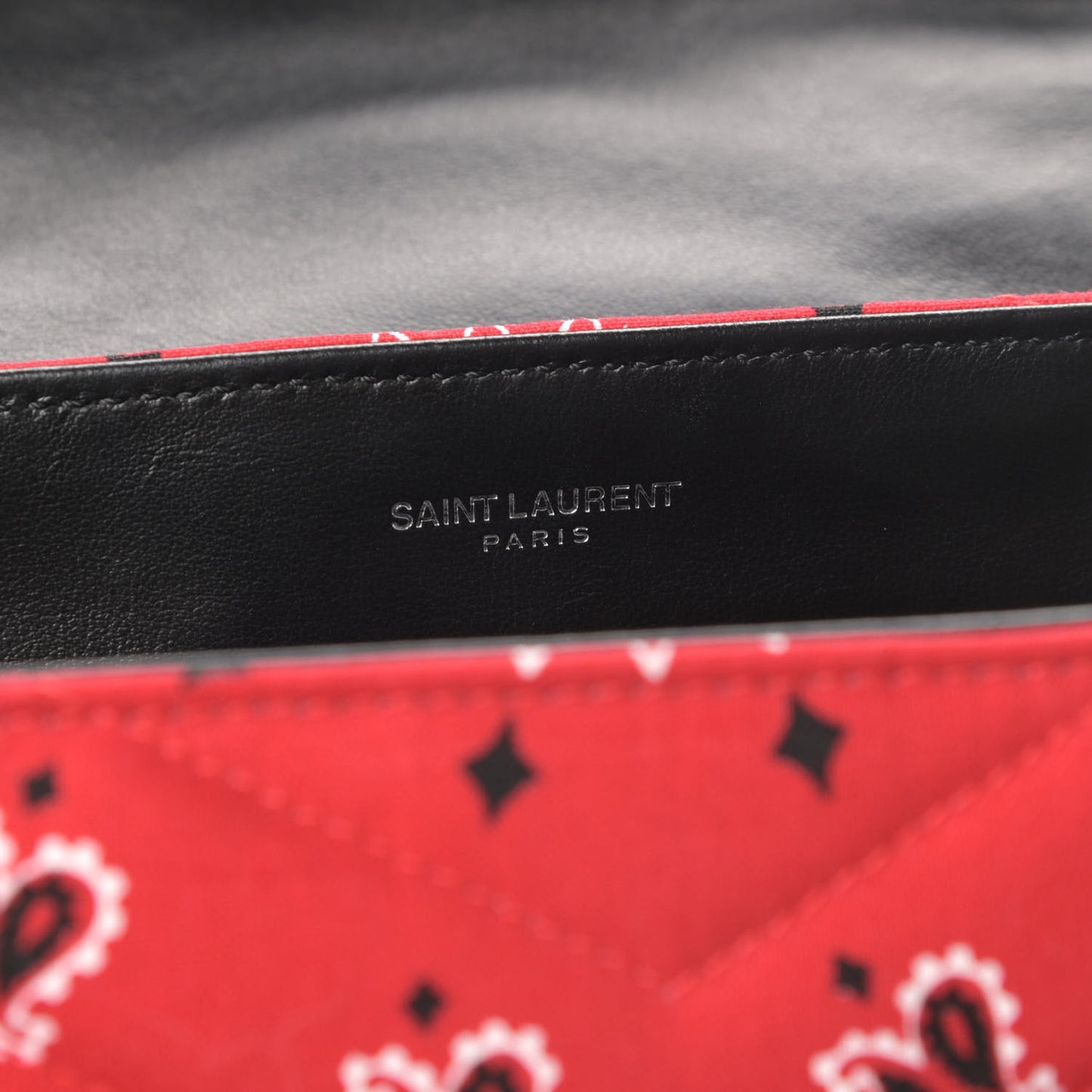 Cotton Bandana Y Quilted Monogram Toy Loulou Crossbody Bag Red