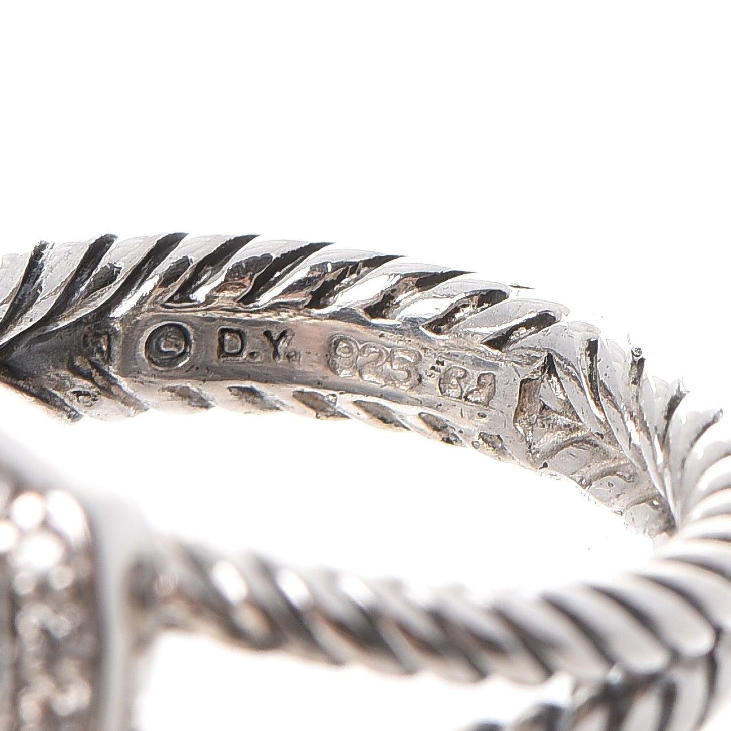 Sterling Silver Diamond Black Onyx 7mm Petite Albion Ring 53 6.25