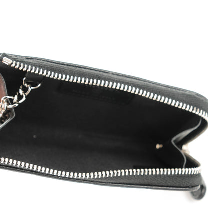 Chanel Caviar Quilted Diamond CC Key Holder Case Black 5 of 7
