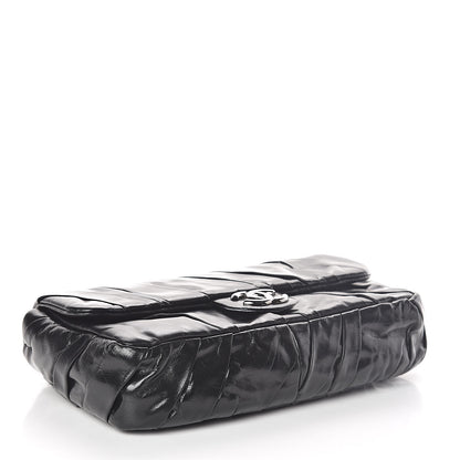 Chanel Glazed Calfskin Twisted Medium Flap Black 4 of 10