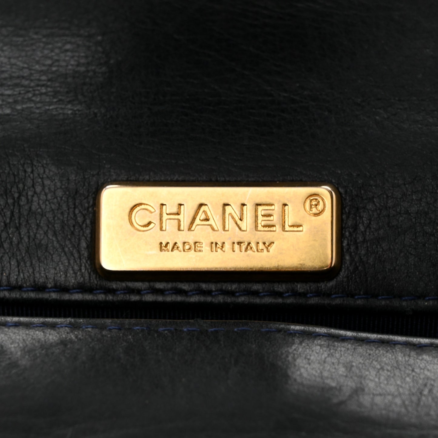 Calfskin Chevron Quilted Rock The Corner Minaudiere Bag Black
