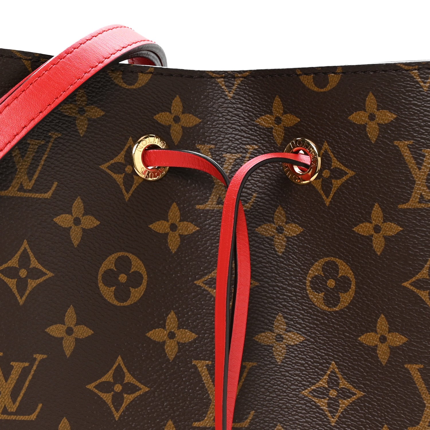 Louis Vuitton Monogram Neonoe MM Coquelicot 7 of 10