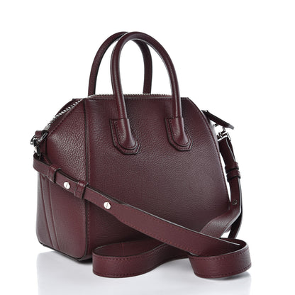 Givenchy Sugar Goatskin Mini Antigona Oxblood 3 of 9
