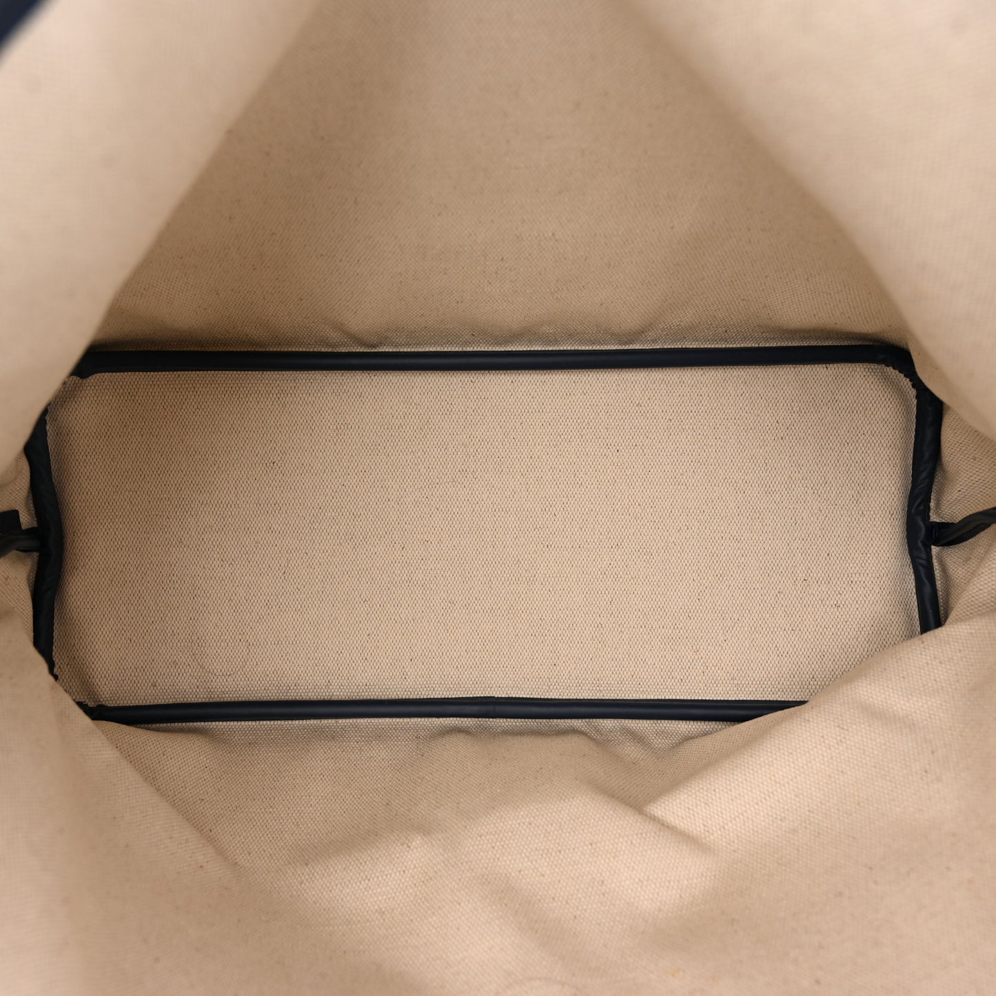 Grained Calfskin Canvas 1920 Oh! Tote Ruban MM  Indigo Bronze