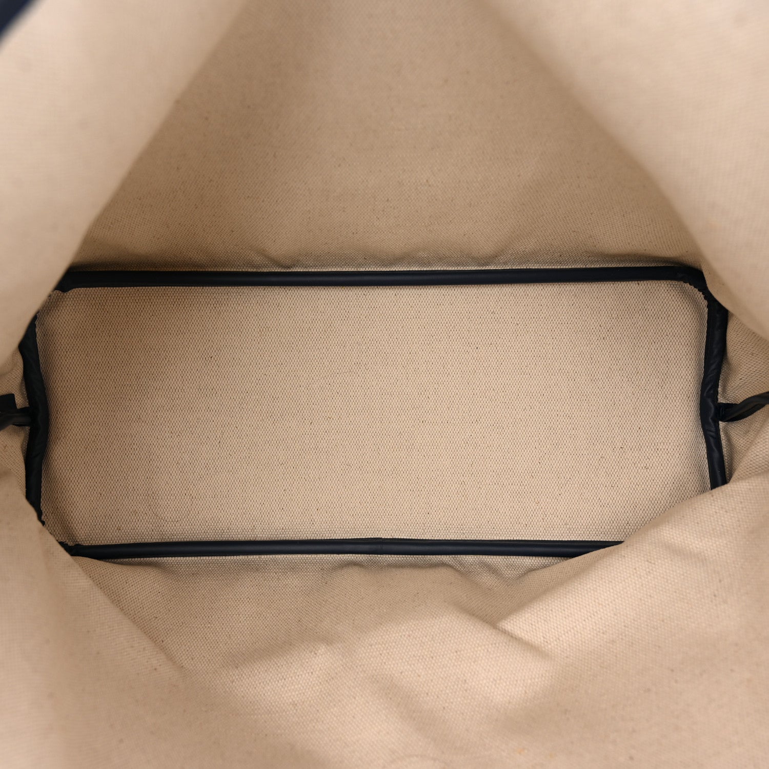 Moynat Grained Calfskin Canvas 1920 Oh! Tote Ruban MM  Indigo Bronze 5 of 10