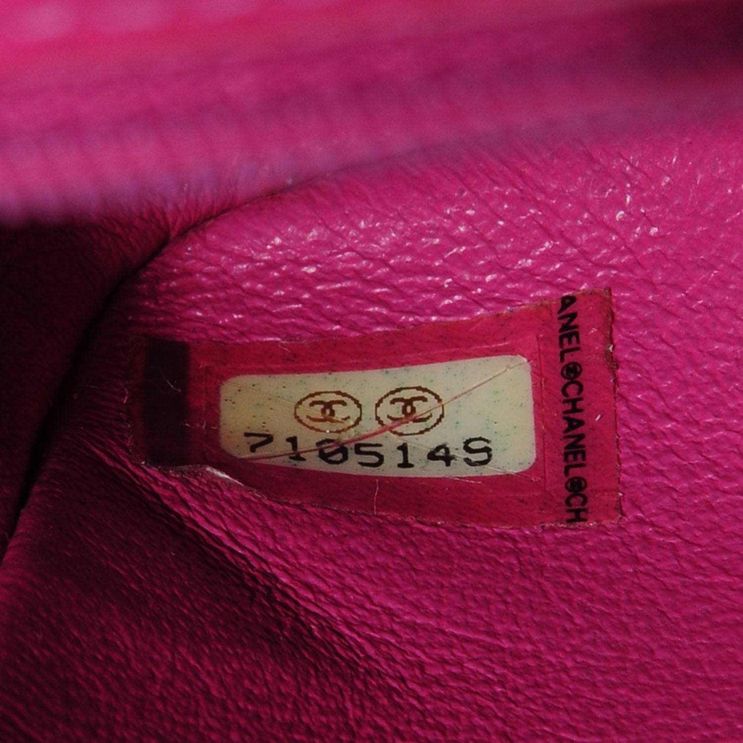Chanel Lambskin Quilted Mini Square Flap Fuchsia 7 of 7