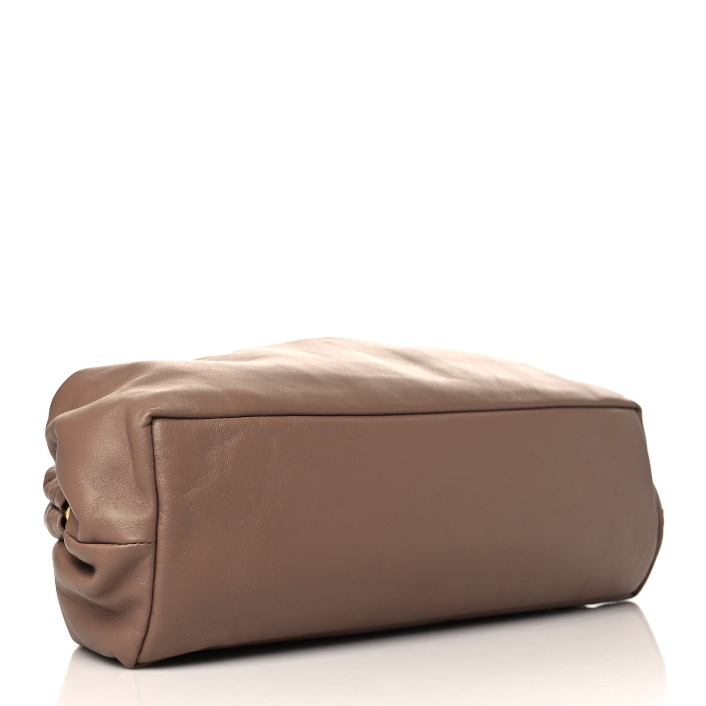 Lambskin Cloud Clutch Biscotto