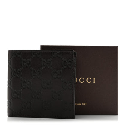Gucci Guccissima Bi-Fold Wallet Brown 10 of 10