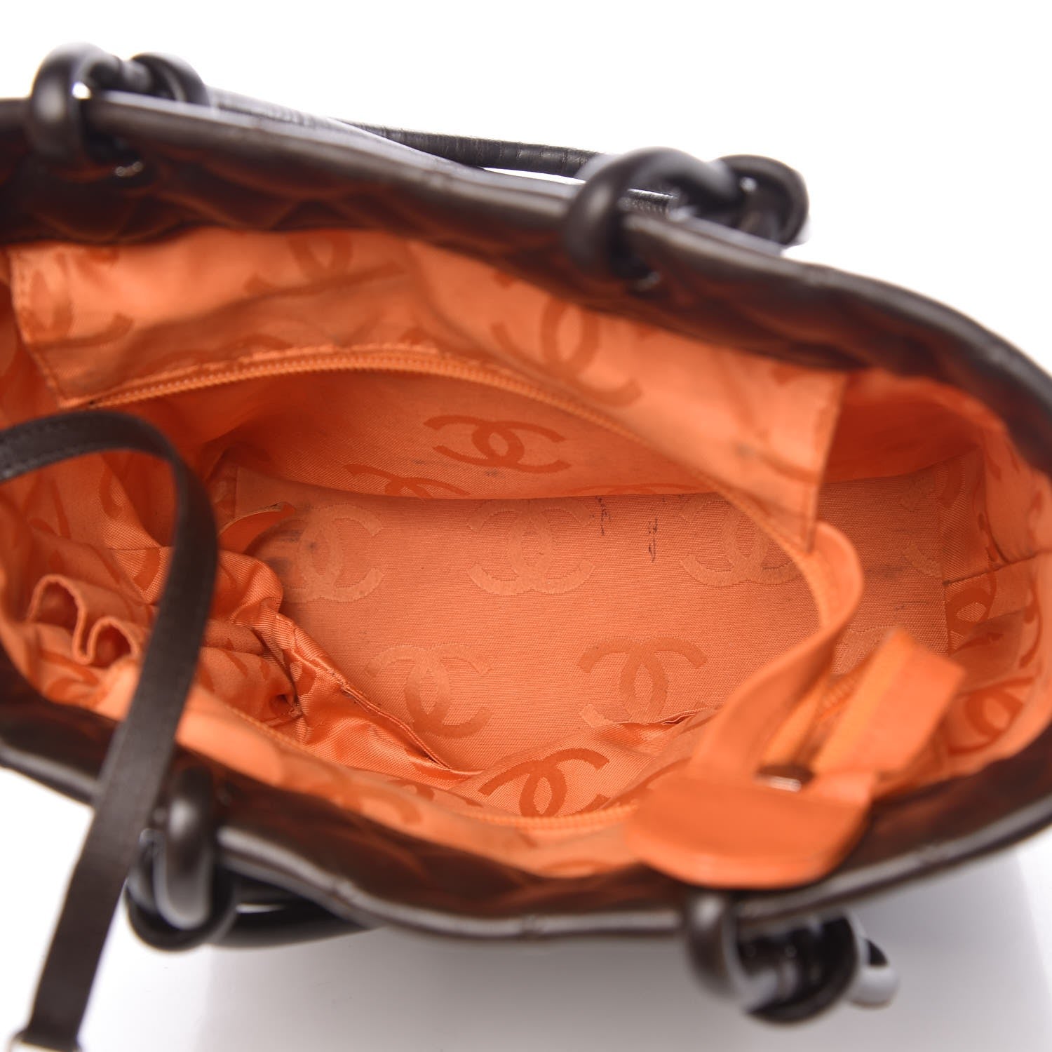 Chanel Calfskin Quilted Medium Cambon Tote Brown 5 of 16