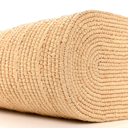 Celine Raffia Calfskin Triomphe Teen Panier Pink 9 of 13