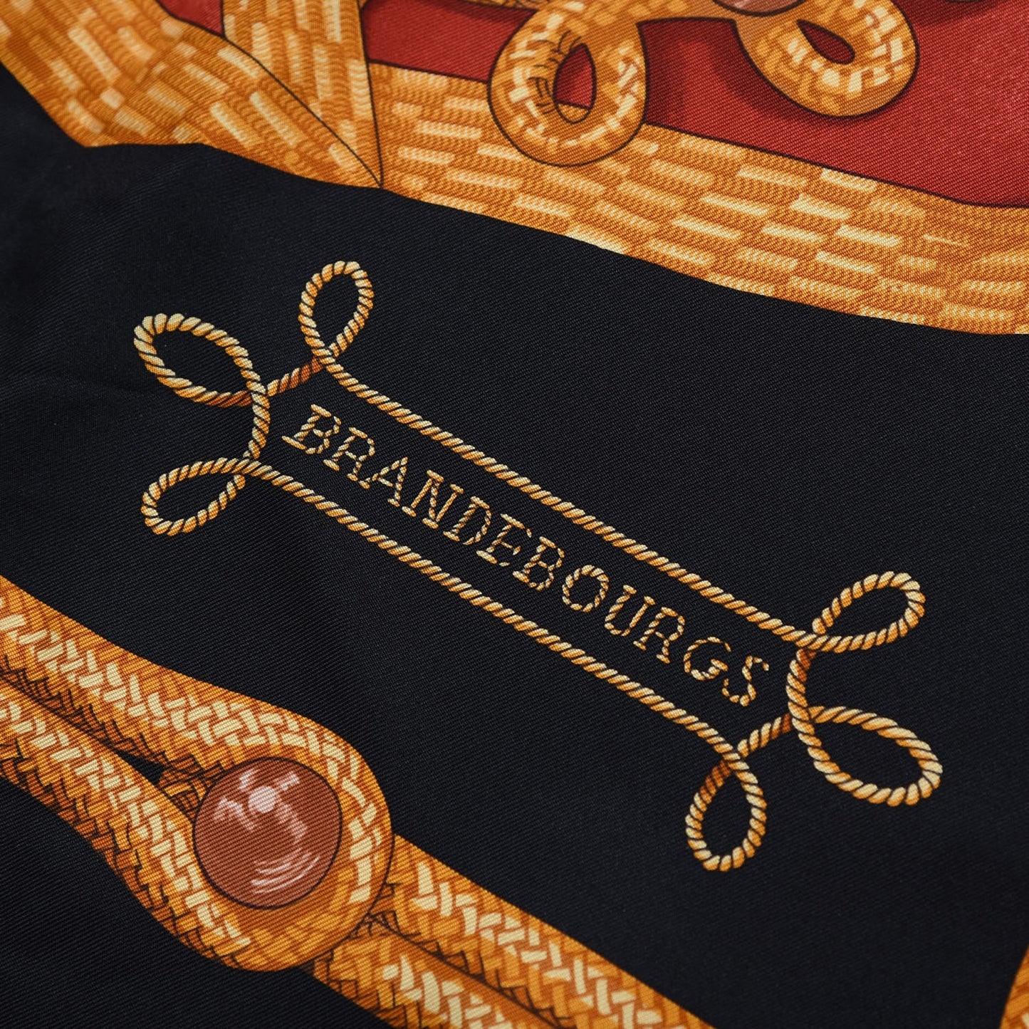 Silk Brandebourgs Scarf 90
