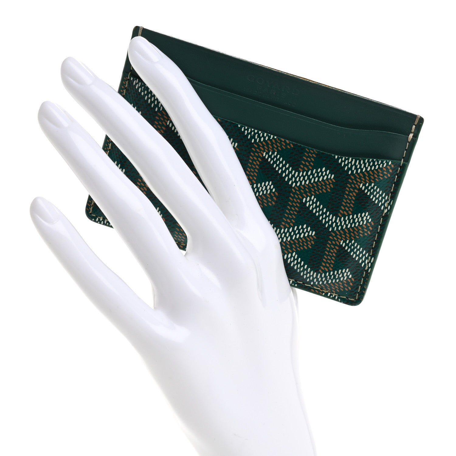 Goyard Goyardine Saint Sulpice Card Holder Green 2 of 10