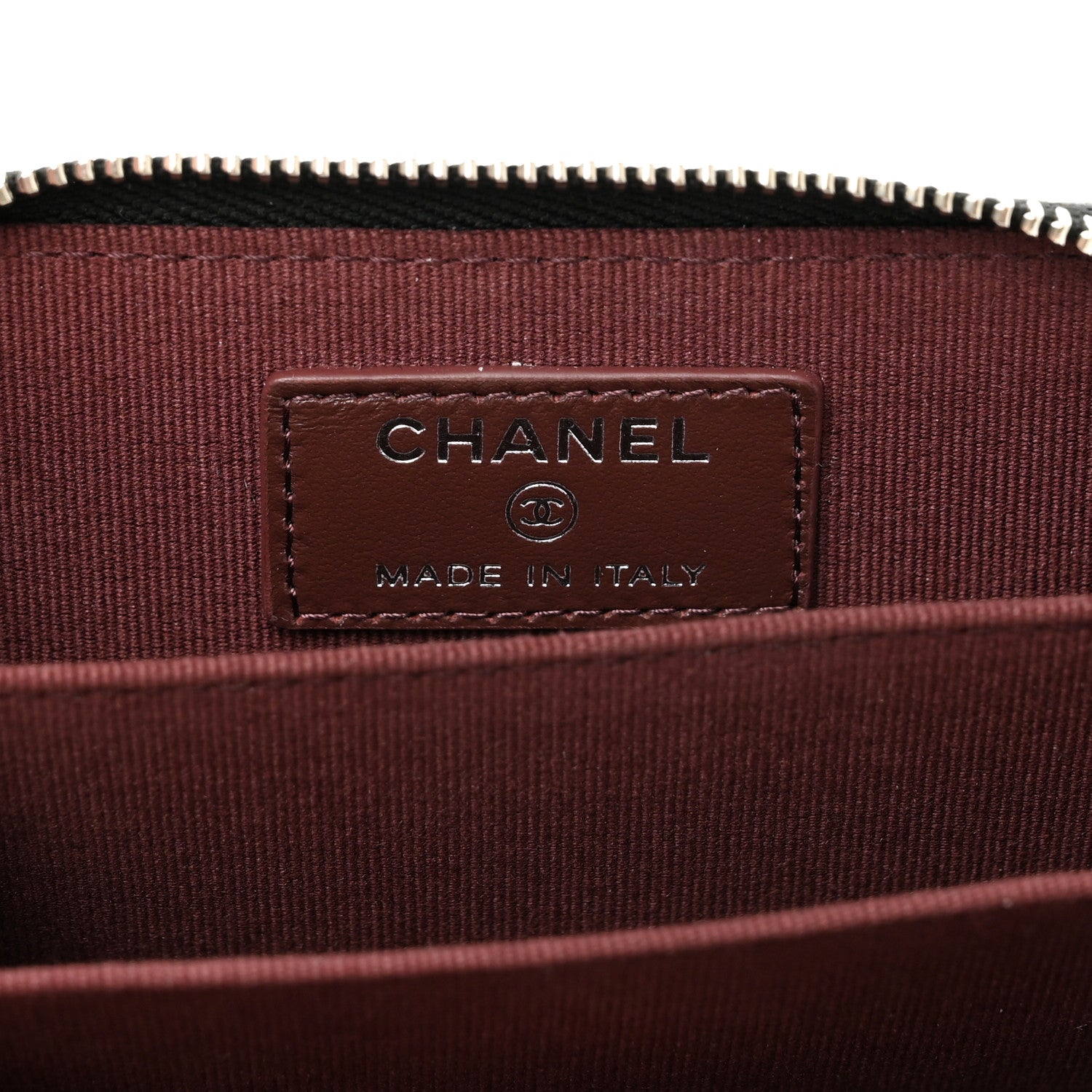 Chanel Caviar Quilted Zip Coin Purse Black 6 of 9